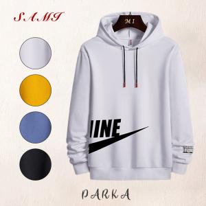 メンズ パーカー 春秋物 長袖パーカー プルオーバー