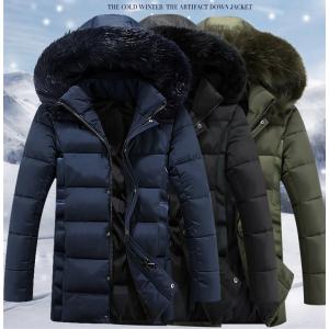 ダウンジャケット メンズダウンジャケット ロングコート フード付き ファスナー ダウン  ジャケットメンズ  メンズ ダウンコート　ダウン  ジャケット　