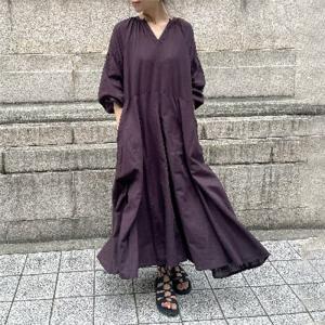 紫 ワンピースの商品一覧 通販 Yahoo ショッピング