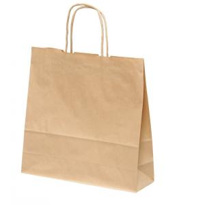 手提げ紙袋 ＨＸ　未晒　無地　巾320×マチ110×高さ320mm（200枚セット）｜samipri