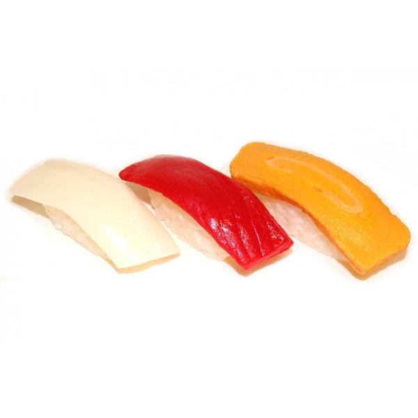 実物大　寿司　マグネット　イカ　マグロ　玉子　食品サンプル　