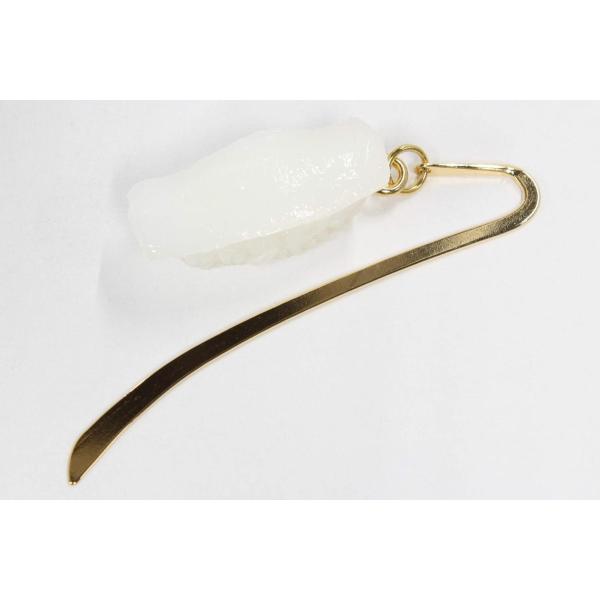 食品サンプル 寿司 しおり ブックマーク 読書 本 (いか)