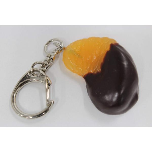 食品サンプル キーホルダー (チョコみかん)