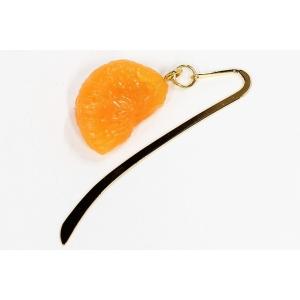 食品サンプル　しおり　みかん