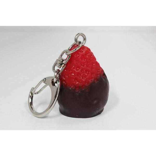 食品サンプル キーホルダー (チョコいちご2号)