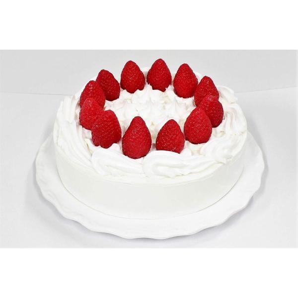 食品サンプル　ケーキ (イチゴホール大・イチゴ12個)