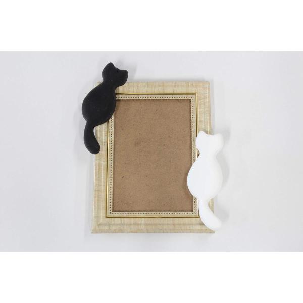 食品サンプル フォトフレーム マシュマロキャット 猫 ネコ