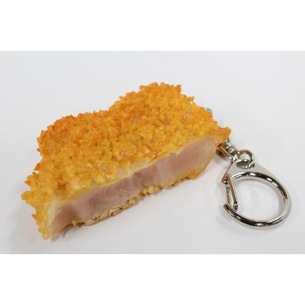 実物大　「勝つカツ勝つ」トンカツキーホルダー1号　食品サンプル　必勝祈願　合格祈願　プレゼント