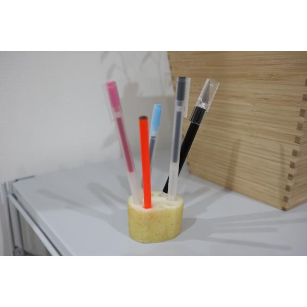 食品サンプル　いろいろ挿し込めるレンコン　蓮根　文房具　ペン立て　メガネ立て