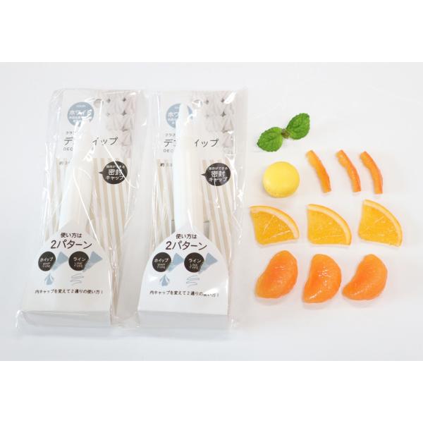 食品サンプル　貯金箱の工作キット（貯金箱ナシ）　夏休み　自作　工作　手作り　子供 (オレンジ)