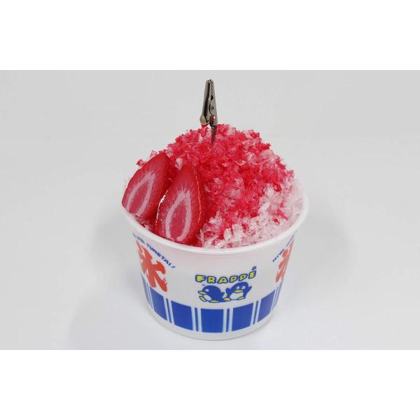 食品サンプル　イチゴのかき氷カップ工作キット　夏休み　工作キット　工作　手作り　子供 (イチゴカップ...