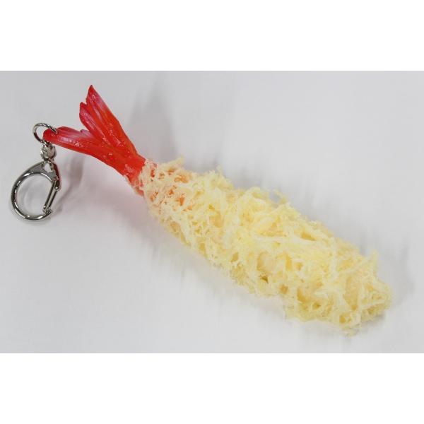 食品サンプル　キーホルダー　大海老天