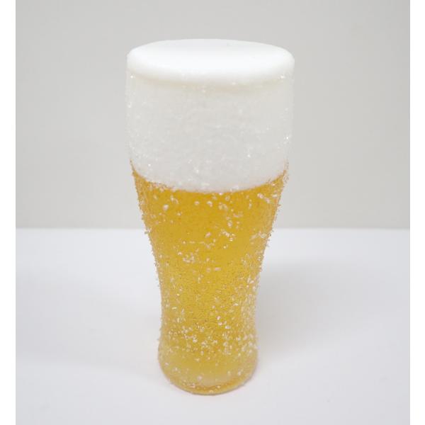 食品サンプル　凍結タンブラービール