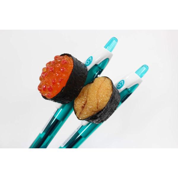 食品サンプル 寿司ペン2本セット (ボールペンいくら・ボールペンうに)