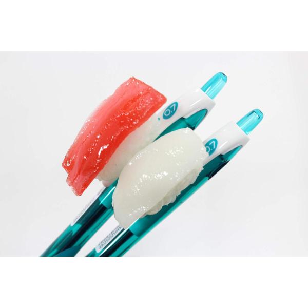 食品サンプル 寿司ペン2本セット (ボールペンまぐろ・ボールペンいか)