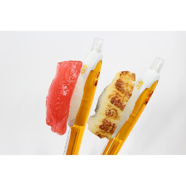 食品サンプル 寿司ペン2本セット (シャーペンまぐろ・シャーペン穴子）