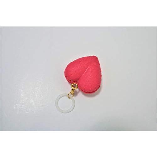 食品サンプル アンブレラマーカー マカロン　ハート ピンク色