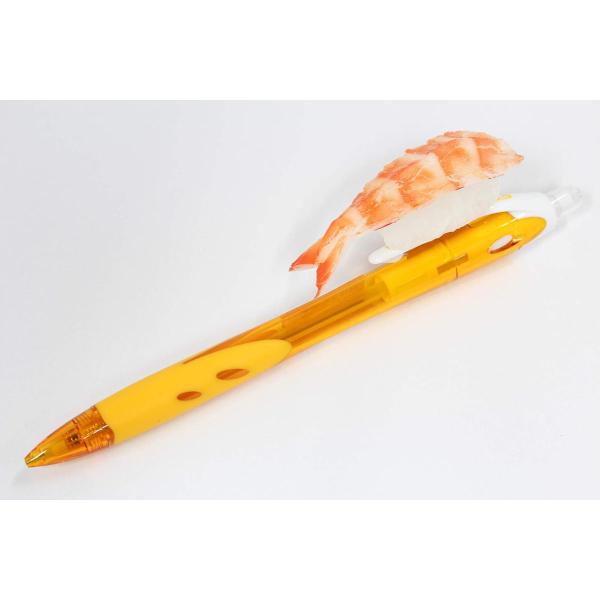 食品サンプル 寿司ペン シャーペン 文房具 (えびシャーペン)