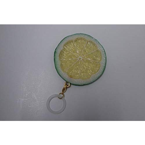 食品サンプル アンブレラマーカー 輪切りライム