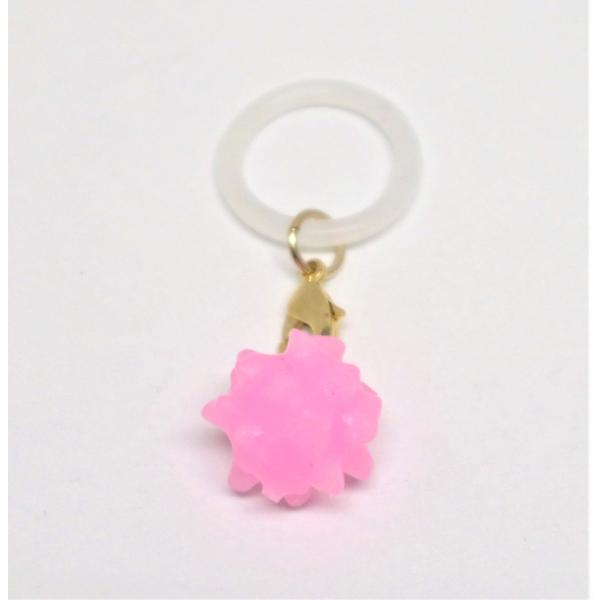 食品サンプル アンブレラマーカー 金平糖 ピンク色