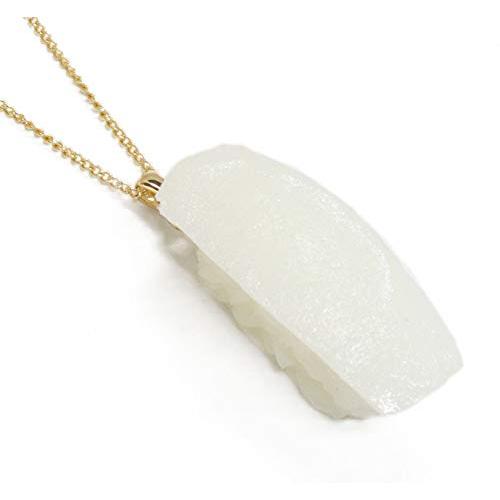 ネックレス（ゴールド）　食品サンプル 　ミニチュア寿司（いか）