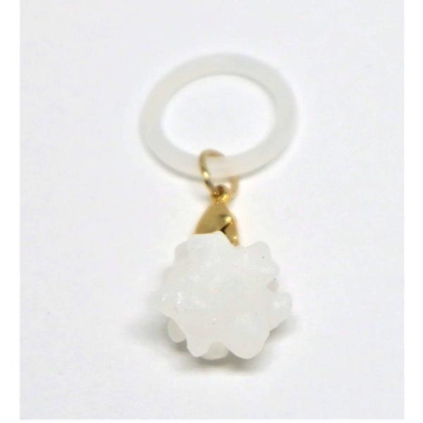 食品サンプル アンブレラマーカー 金平糖 白色