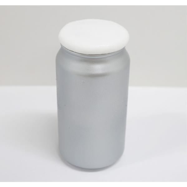 飲み終わった缶ビールにはめられる泡　食品サンプル　ビール　小物入れ　貯金箱