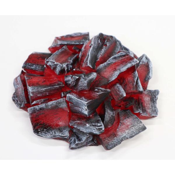 食品サンプル　炭（丸）　販促　ディスプレイ　アウトドア