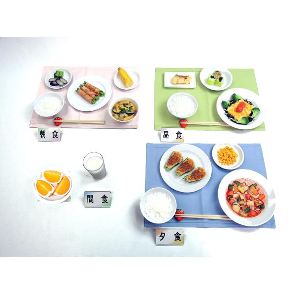 【病院食】糖尿病食・「Dセット」1日23単位の献立例（炭水化物55％・1840kcal）（18） フ...