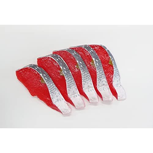 食品サンプル 鮭5切れセット サケ 魚 ときしらず 秋鮭 シロザケ 時鮭