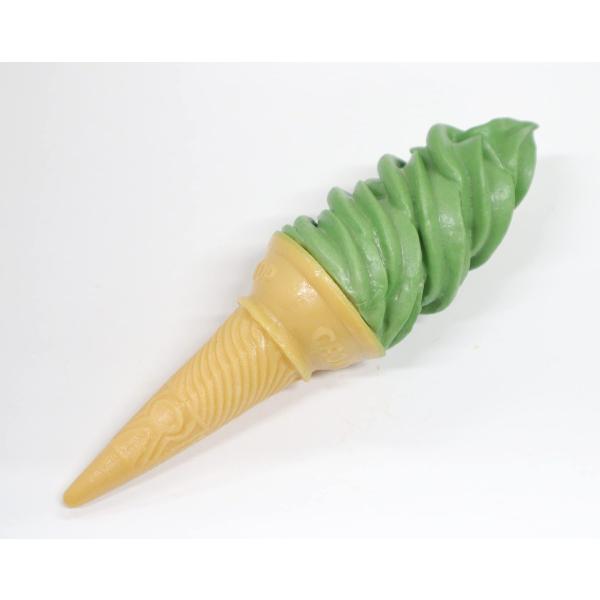 食品サンプル　ソフトクリーム（抹茶）　販促　ディスプレイ　