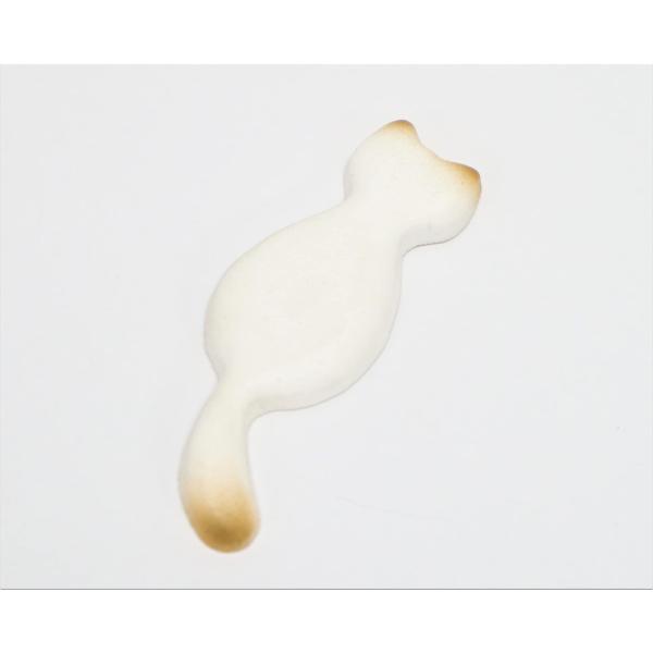 食品サンプル　マグネット　焼きマシュマロキャット　（白）　猫　磁石