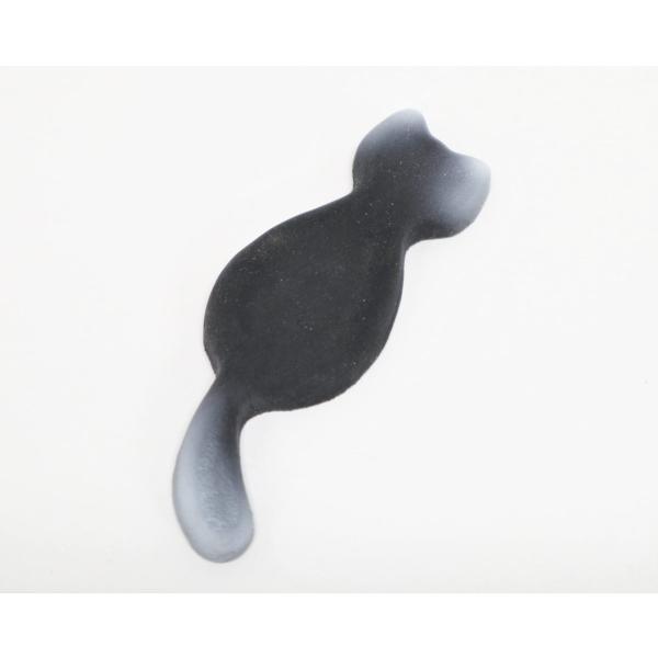 食品サンプル　マグネット　焼きマシュマロキャット　（黒）　猫　磁石