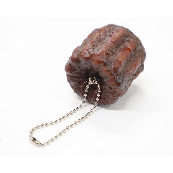 食品サンプル　ボールチェーン　カヌレ（丸）