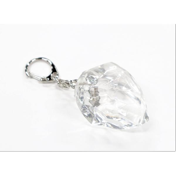 食品サンプル　氷　ロックアイス（大）　キーホルダー