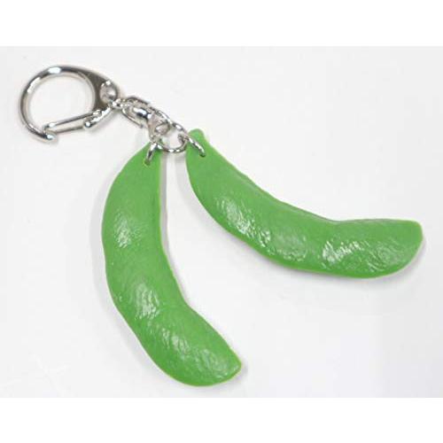 キーホルダー 枝豆（2個付き）