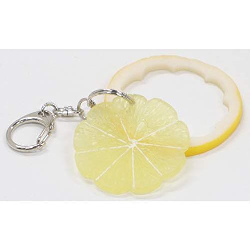 エコバッグバンド キーホルダー チャーム レモン（輪切り）