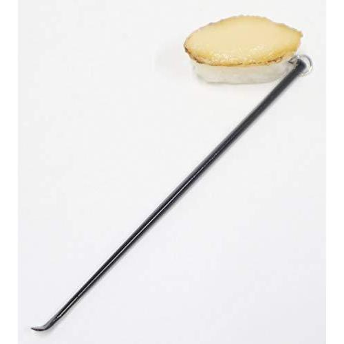 耳かき（黒） ミニチュア 寿司（あわび）