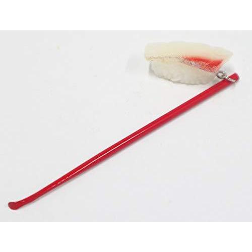 耳かき（朱） ミニチュア 寿司（ハマチ）