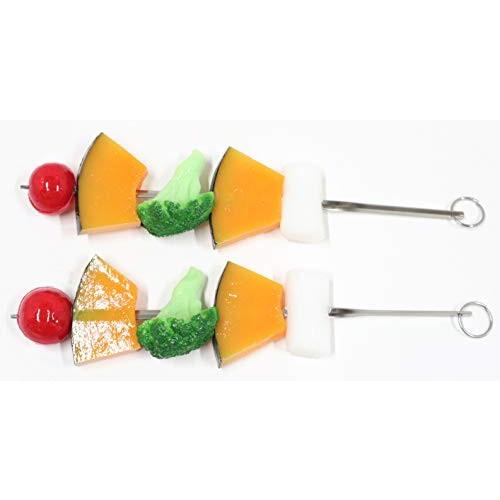 バーベキュー (生野菜串刺し2本)