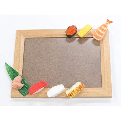 フォトスタンド工作キット　ミニチュア寿司（イクラ・その他）（額付き）　フォトフレーム　手作り　贈り物...