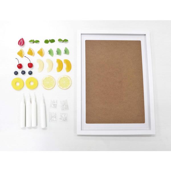 ウェルカムボード(B4/A3)工作キット　フルーツ　フォトフレーム　手作り　贈り物　プレゼント
