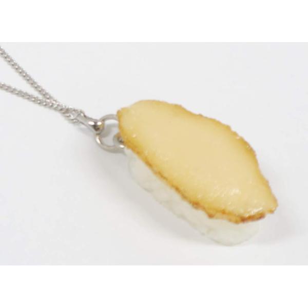 ネックレス(シルバー）  食品サンプル ミニチュア寿司（あわび）