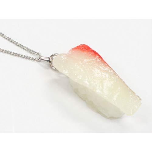 ネックレス(シルバー）  食品サンプル ミニチュア寿司（はまち）