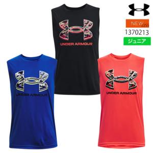 即納アンダーアーマー UNDER ARMOUR UAテック グラフィック マッスルタンク キッズ ジュニア ノースリーブ タンクトップ 1370213 22ss