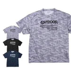 大きいサイズ DRYメッシュカモフラ柄半袖Tシャツ OUTDOOR PRODUCTS アウトドアプロダクツ メンズ 3L 4L 5L 6L アウトドア ビッグサイズ｜samsin