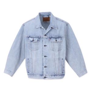 大きいサイズ デニムトラッカージャケット  Levi's  リーバイス  メンズ  3XL 4XL 5XL  デニムジャケット ビッグサイズ ストーンウォッシュ｜samsin