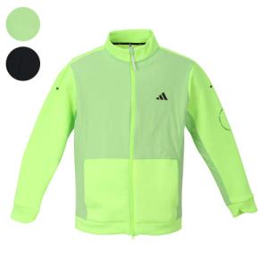 大きいサイズ  ダンボールニットファブリックミックスフルジップジャケット  ADIDAS GOLF  アディダスゴルフ  メンズ  3XL ビッグサイズ｜samsin