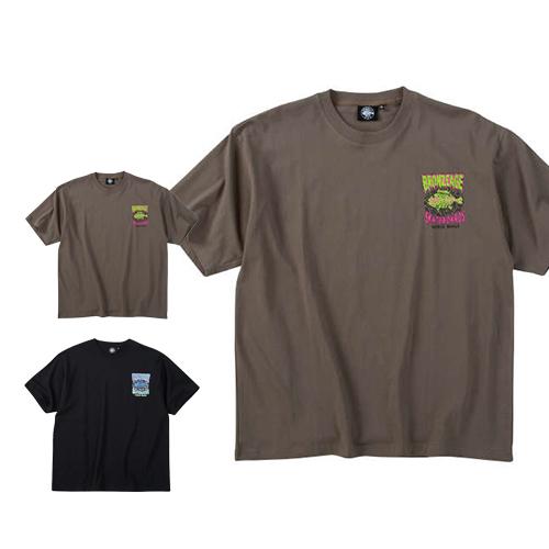 大きいサイズ メンズ BRONZE AGE ブロンズエイジ プリント 半袖 Tシャツ 3L 4L 5...