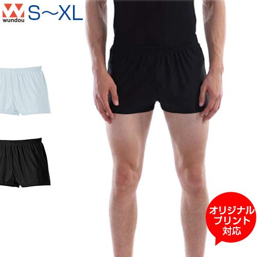 男子体操パンツショート 体操 wundou ウンドウ S.M.L.XL  オリジナルプリント対応 体...
